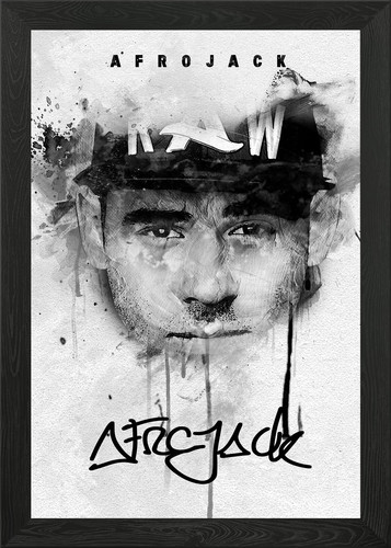 Afrojack ritratto con graffiti - afrojack,